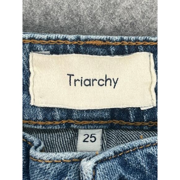 Triarchy Wide Leg Jeans Wide Leg Organic Cotton High Rise size 25 - Picture 3 of 4